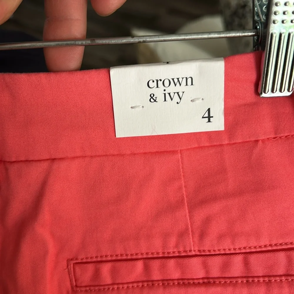 crown & ivy Women's Coral Shorts - Picture 7 of 7